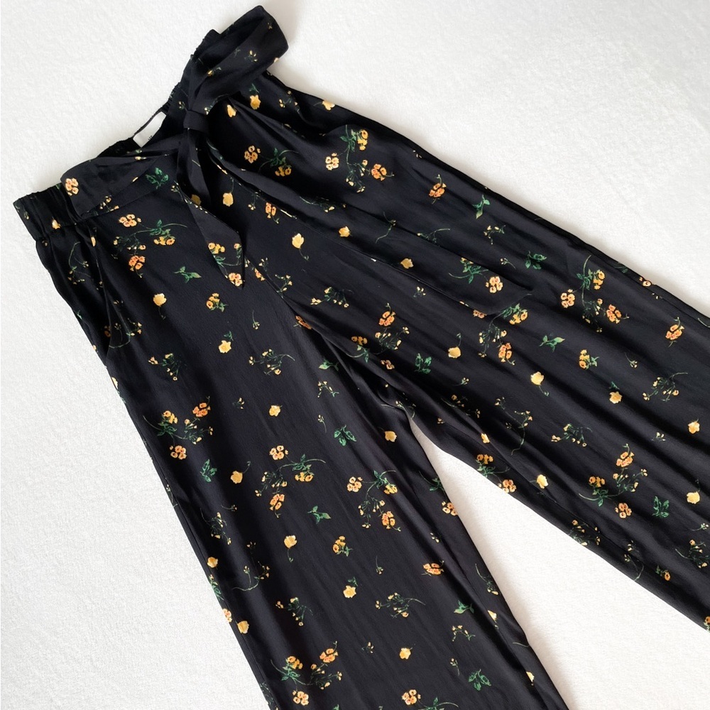 Wilfred Faun Pants (Black floral)